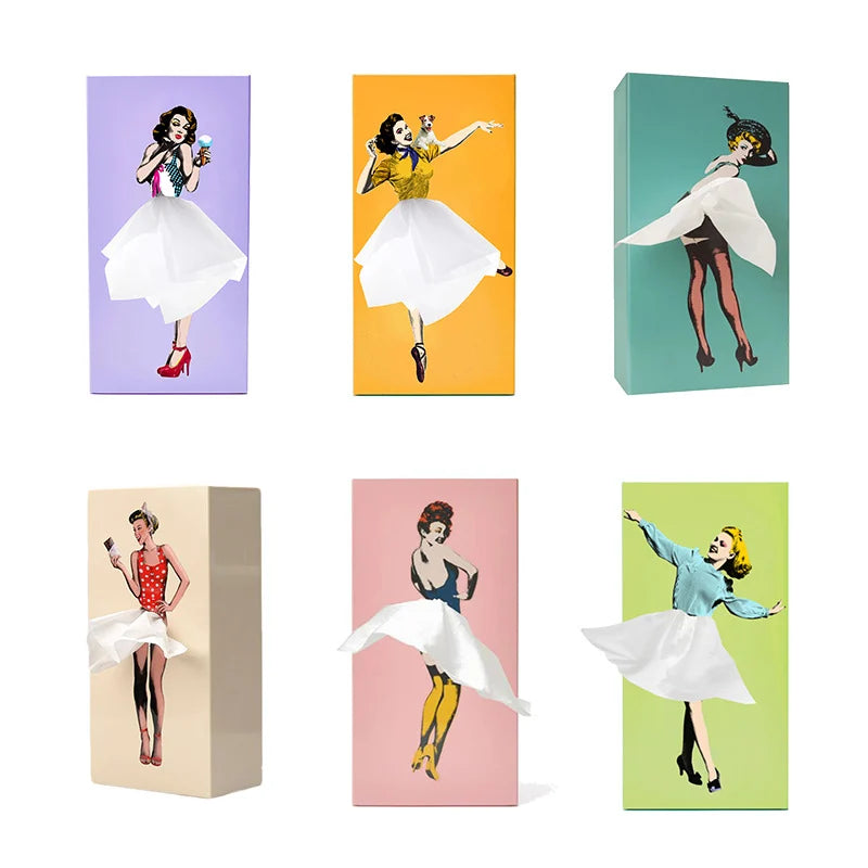 🎉2024 Hot SALE✨- Flying Skirt Tissue Box