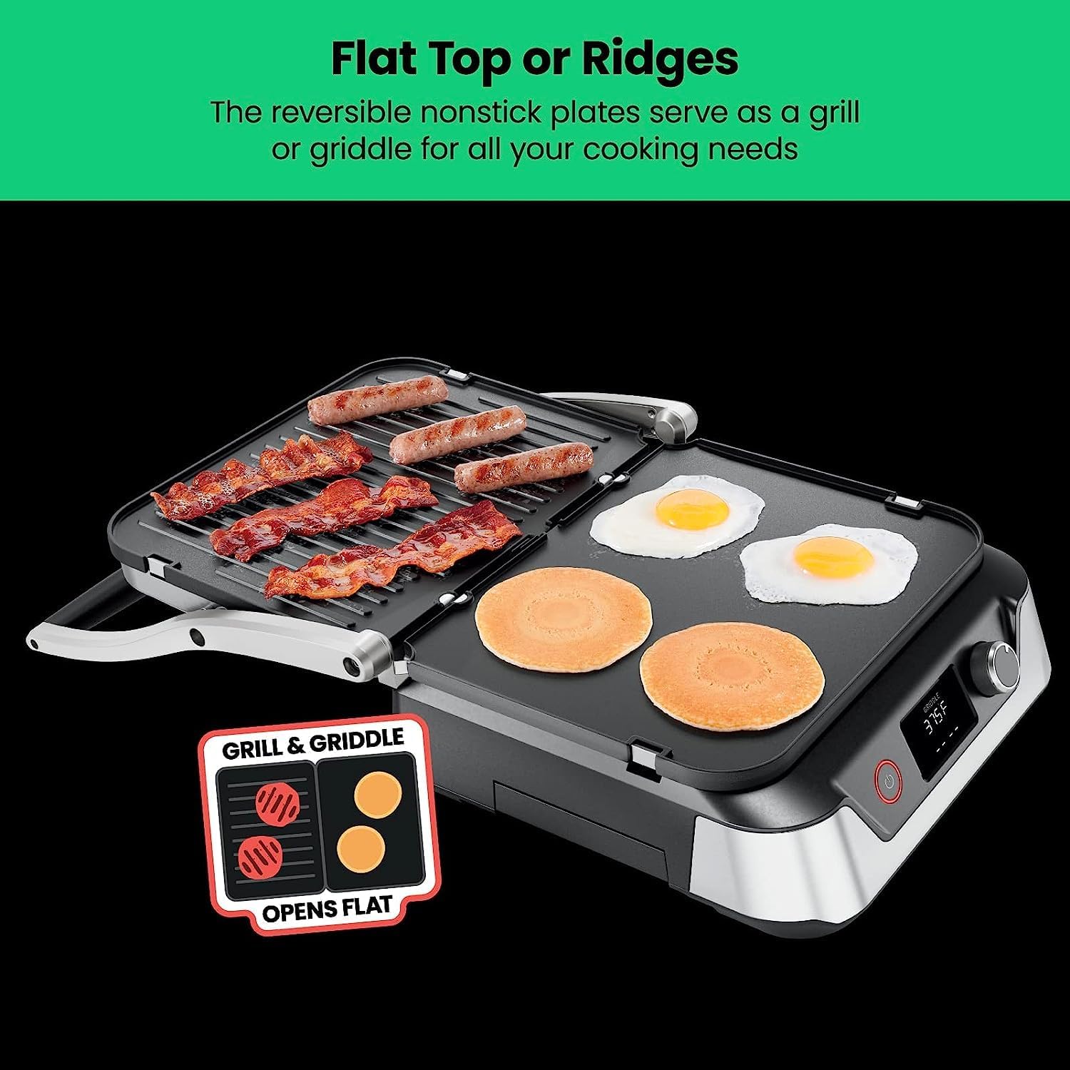 5-in-1 Press Grill Sandwich Maker