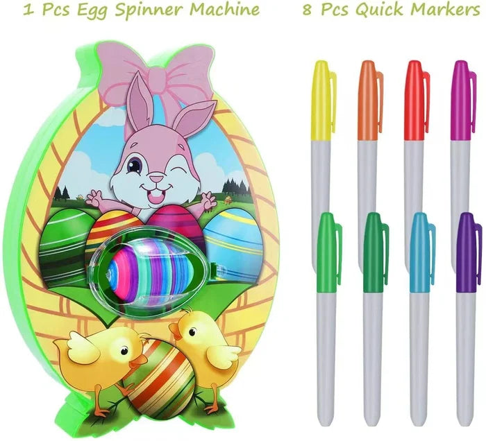 👍Easter Day 👍Mazing Egg Lathe -Perfect gift for Kids🐣