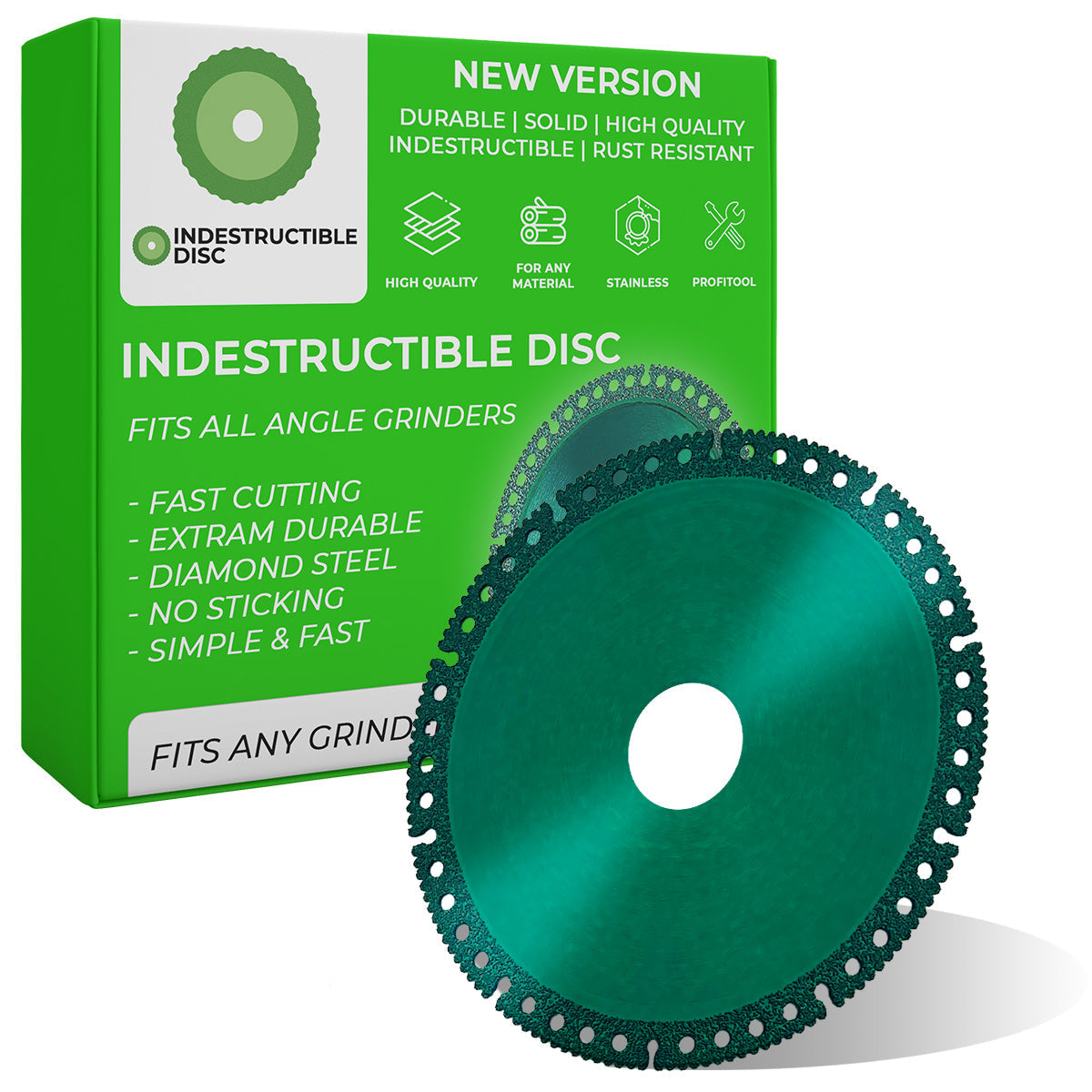 🎉2024 Hot SALE 🔥INDESTRUCTIBLE DISC™ 2.0 - Cut everything in seconds