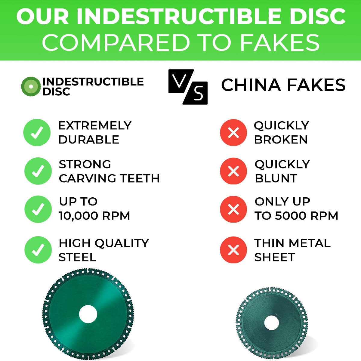 🎉2024 Hot SALE 🔥INDESTRUCTIBLE DISC™ 2.0 - Cut everything in seconds