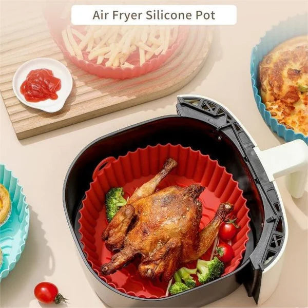 🎁2024 New Year Hot Sale🎁⚡47% OFF - Air Fryer Silicone Baking Tray🍟